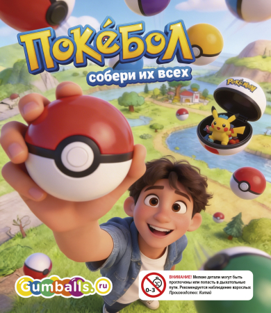 Дисплей для витрины ТА Small игрушки "Покебол - шар с сюрпризом"