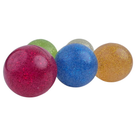 Мячи попрыгунчики Искристый 45мм, набор 5 шт.