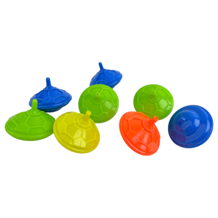 Игрушка Волчок цветной 100 шт/уп