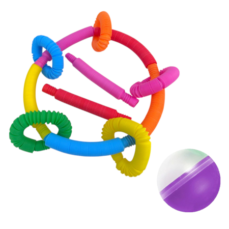 Игрушки в капсулах 53 мм Поп-тьюб 50 шт/уп