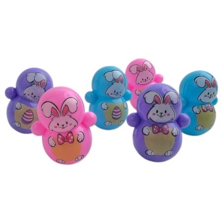 Игрушка "Кролики неваляшки" 500 шт/уп