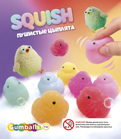 Дисплей для витрины ТА Small игрушки-сквиш "Цыплята"