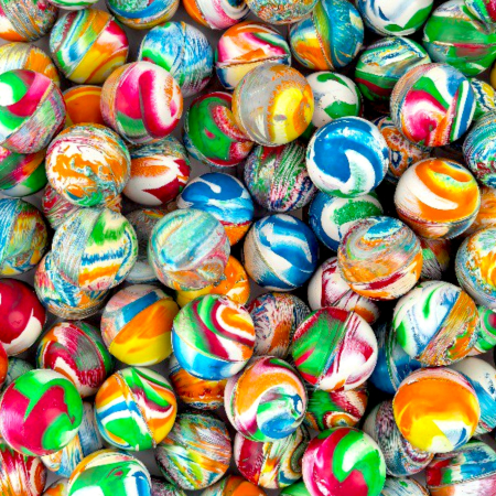 Мячи прыгуны 25 мм Стихия, 100 шт/уп