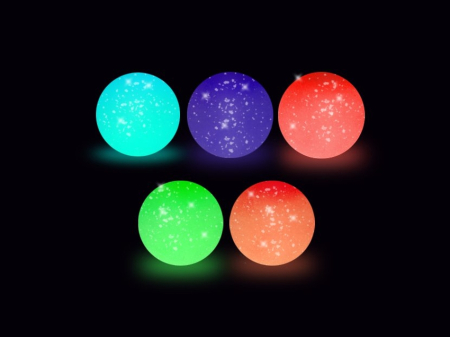 Мячи прыгуны 32 мм Ночная феерия 50 шт.