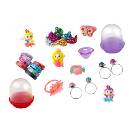 Игрушки в капсулах 28 мм Колечки 250 шт/уп