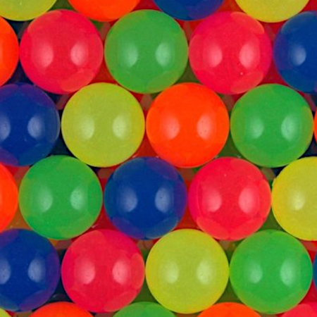 Мячи прыгуны 32 мм Неоновый блеск, 50 шт/уп