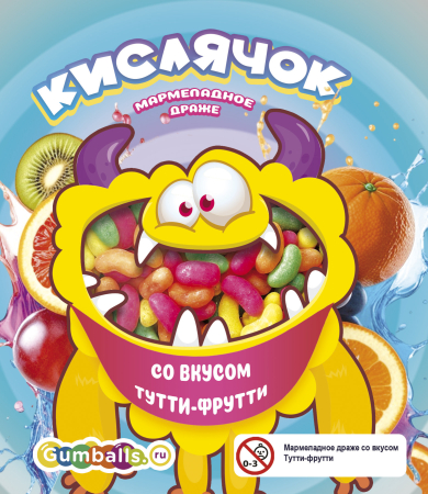 Дисплей для витрины ТА Small конфеты "Кислячок"