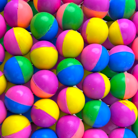 Мячи прыгуны 25 мм Половинки 100 шт/уп