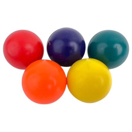 Мячи попрыгунчики Лесные ягоды 45мм, набор 5 шт.