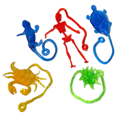 Игрушка Тянучка на палец животные 200 шт 