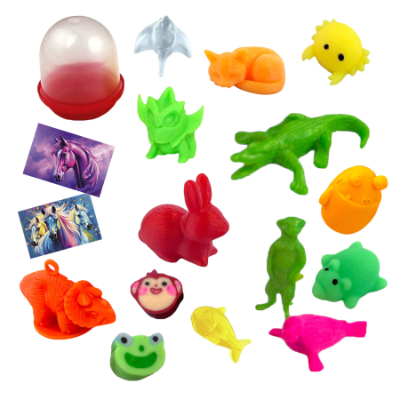 Игрушки в капсулах 28 мм Животный мир 250 шт/уп