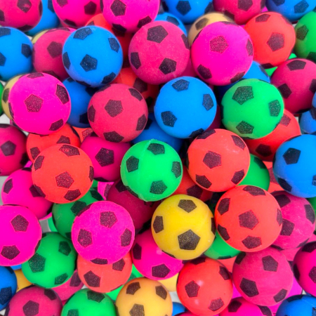 Мячи прыгуны 25 мм "Футбол микс" 100 шт