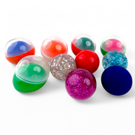 Игрушки в капсулах 53 мм Мяч-прыгун 45мм 50 шт/уп