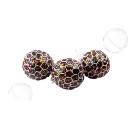 Игрушки в капсулах 53 мм Мялка виноград 50 шт/уп