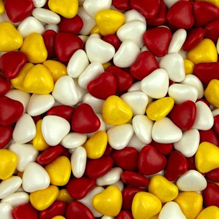 Конфеты RUSGUM Сердечки (2*2,5 кг)