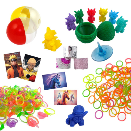 Игрушки в капсулах 34х30 мм Драконий дом 250 шт/уп