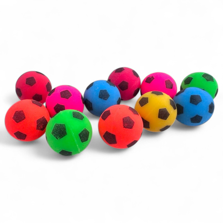 Мячи прыгуны 25 мм "Футбол микс" 100 шт