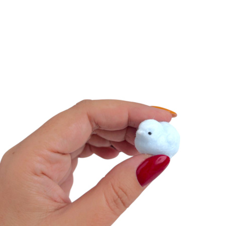 Игрушки в капсулах 45 мм Сквиш Цыплята 100 шт/уп