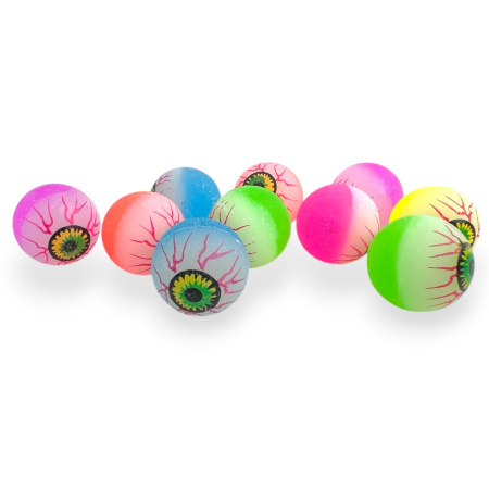 Мячи прыгуны 25 мм Глазки градиент 100 шт
