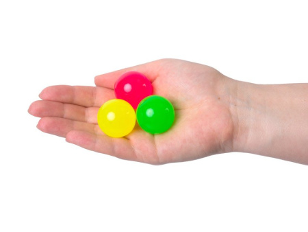 Мячи прыгуны 32 мм Неоновый блеск, 50 шт/уп