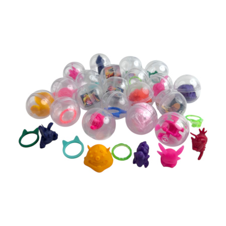 Игрушки в капсулах 34х30 мм Супермикс ПРОЗРАЧНАЯ КАПСУЛА 250 шт/уп