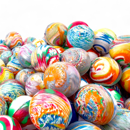 Мячи прыгуны 25 мм Стихия, 100 шт/уп