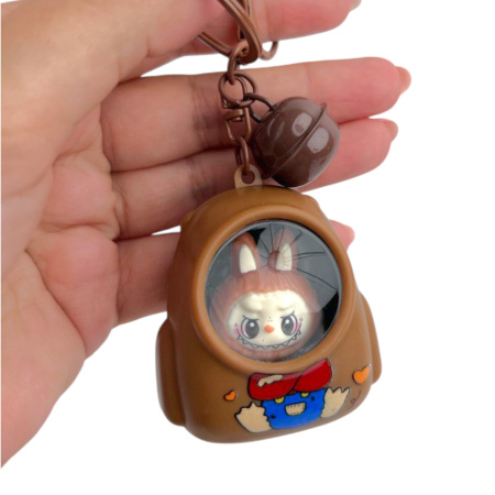 Игрушка-брелок фигурка Космонавт-фонарик, в ассортименте, 12 шт/уп