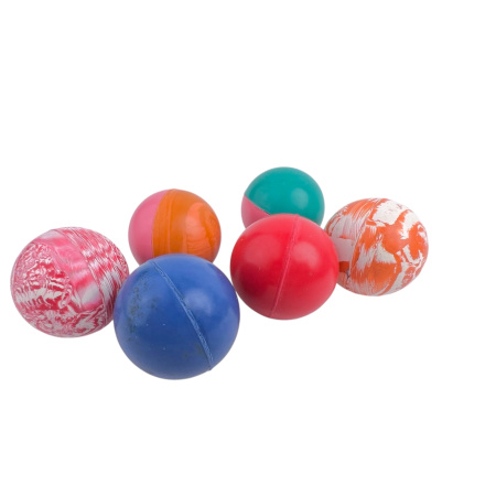 Мячи прыгуны 45 мм Супер микс, 25 шт/уп