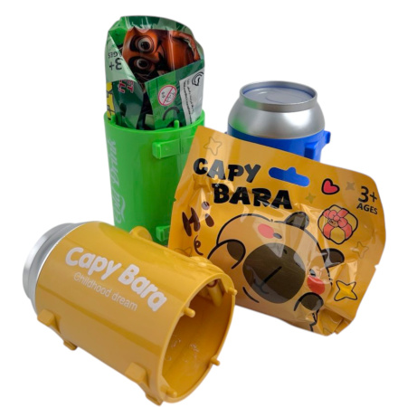 Игрушка+вкладыши в банке-сюрпризе, в ассортименте, 12 шт/уп