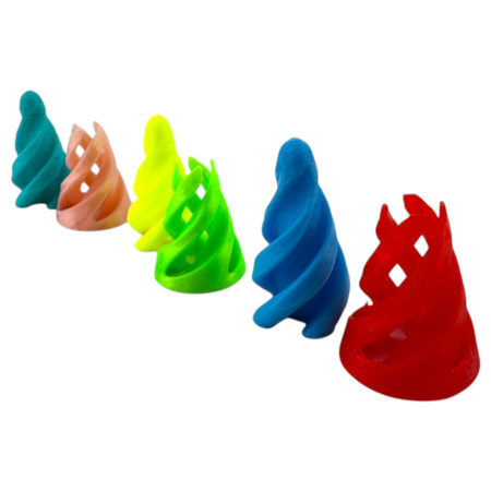 Игрушки в капсулах 34х30 мм Спиральки 3D 250 шт/уп