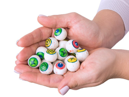 RUSGUM Глазки (с рисунком)  24 мм. 7*180 штук