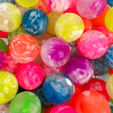 Мячи прыгуны 25 мм "Морозный жемчуг" 100 шт