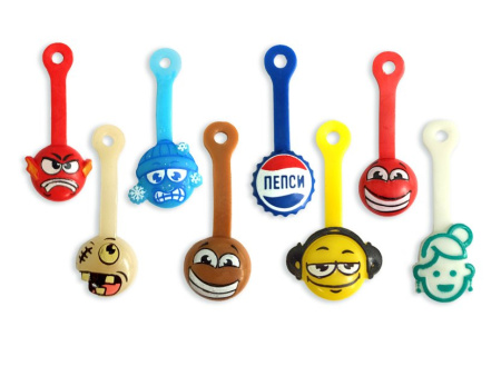 Игрушки в капсулах 34х30 мм Эмоджи 250 шт/уп