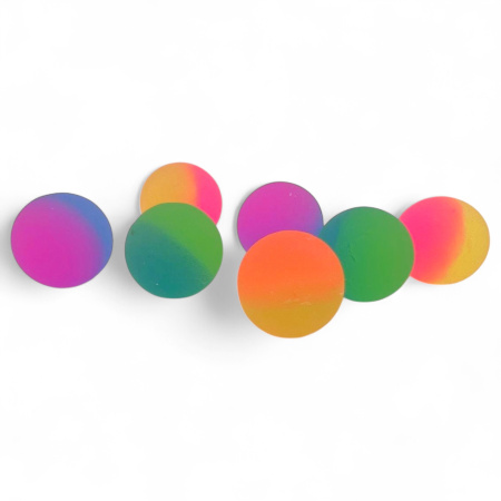 Мячи прыгуны 25 мм "Неон половинки" 100 шт