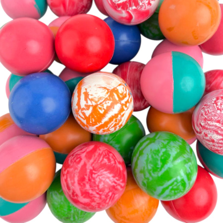 Мячи прыгуны 45 мм Супер микс, 25 шт/уп