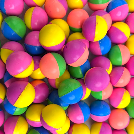 Мячи прыгуны 25 мм Половинки 100 шт/уп