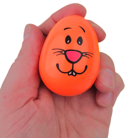 Мячи прыгуны "Яйцо цветное, животные (муляж)", 55х45 мм, 30 шт/уп