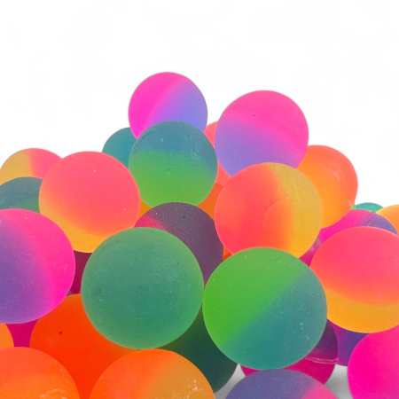 Мячи прыгуны 25 мм "Неон половинки" 100 шт