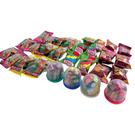 Жевательная резинка в капсулах 28 мм Летний МИКС  250 ШТ/УП