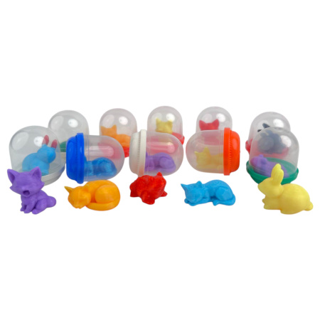 Игрушки в капсулах 28 мм Зверо МИКС 250 шт/уп