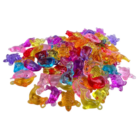 Игрушка "Прозрачные подвески"-2356G (370 шт/упак)