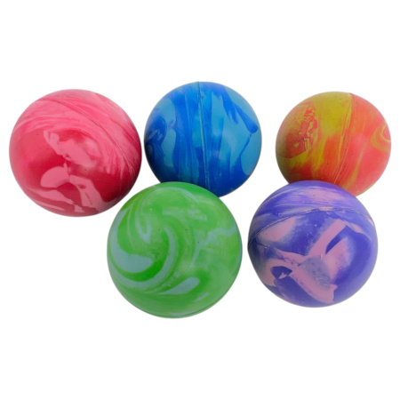 Мячи попрыгунчики Торнадо 45мм, набор 5 шт.