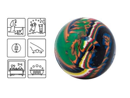 Мячи прыгуны 25 мм Калейдоскоп